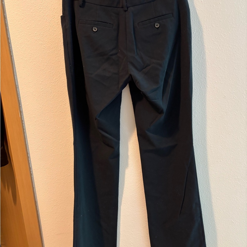 Flattering bootcut navy slacks - Picture 2 of 3